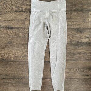 JoyLab Heathered Light Gray Leggings with Pockets Yoga, Lounge, Pilates, Workout